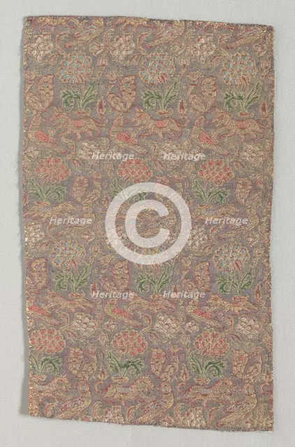 Fragment, 1700s. Creator: Unknown.