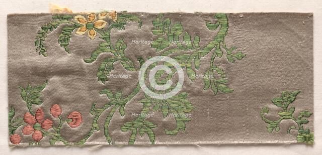 Fragment, 1700s. Creator: Unknown.