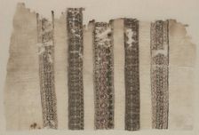Fragment Composed of Parts of Three Tiraz-Style Textiles, 1094 - 1101. Creator: Unknown
