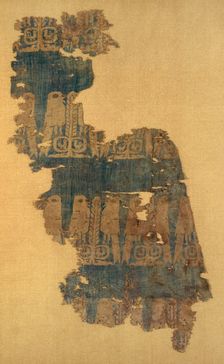 Fragment, Central Asia, Tang dynasty (618-906)/ Song dynasty (960-1279), 9th/10th century. Creator: Unknown