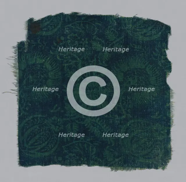 Fragment (Chair Seat Cover), Austria, c. 1820. Creator: Unknown.