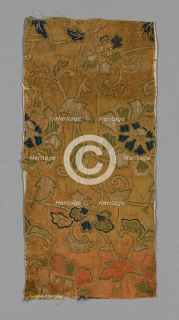 Fragment, China, 18th century, late Edo period (1789-1868)/ Meiji period (1868-1912). Creator: Unknown.