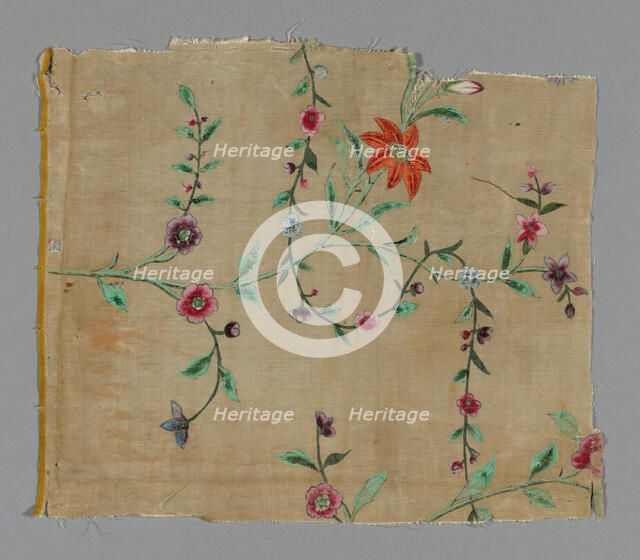 Fragment, China, 18th century, Qing dynasty (1644-1911). Creator: Unknown.