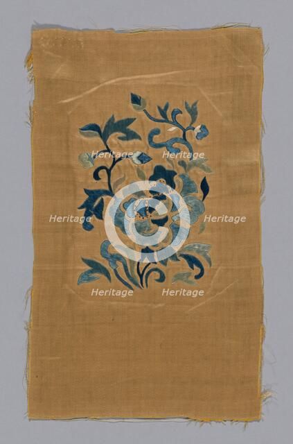 Fragment, China, 1900, Qing dynasty(1644-1911). Creator: Unknown.