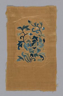 Fragment, China, 1900, Qing dynasty(1644-1911). Creator: Unknown
