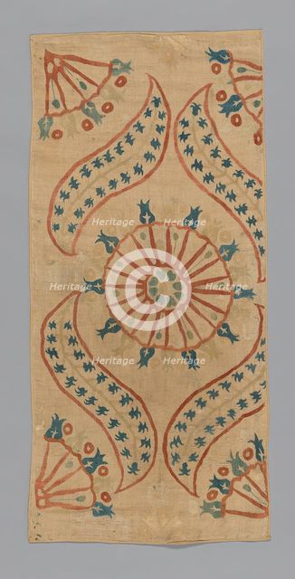 Fragment (Cushion Cover), Turkey, 1675/1700. Creator: Unknown.