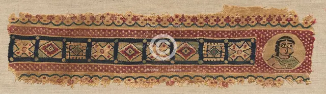 Fragment, an Ornamental Band, 500s. Creator: Unknown.