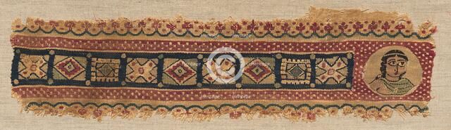 Fragment, an Ornamental Band, 500s. Creator: Unknown.