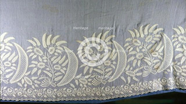 Fragment (Bottom of Skirt), France, 1810. Creator: Unknown.