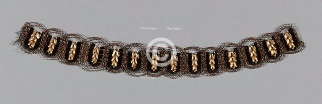 Fragment (Bonnet Trim), Europe, 1840/50. Creator: Unknown.