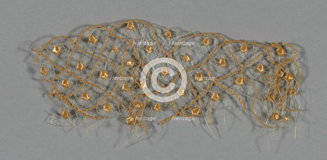 Fragment (Bonnet Trim), Europe, 1840/50. Creator: Unknown.