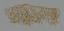 Fragment (Bonnet Trim), Europe, 1840/50. Creator: Unknown