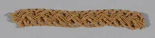 Fragment (Bonnet Trim), Europe, 1850. Creator: Unknown
