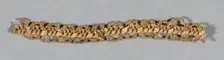 Fragment (Bonnet Trim), Europe, 1850. Creator: Unknown