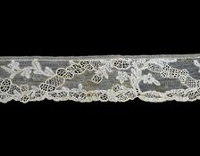 Fragment (Border), Burano, 1760s. Creator: Unknown