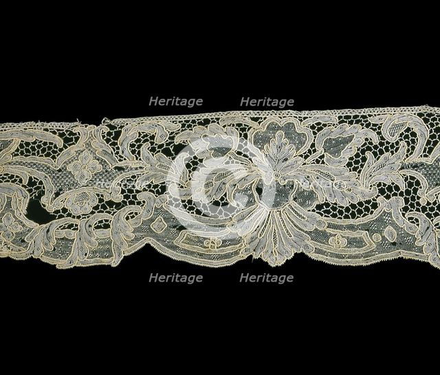Fragment (Border), France, 1725/50. Creator: Unknown.