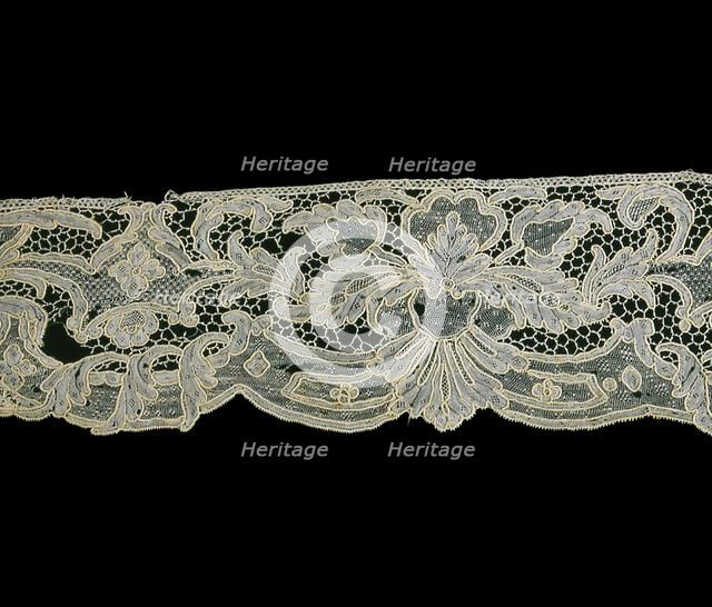 Fragment (Border), France, 1725/50. Creator: Unknown.