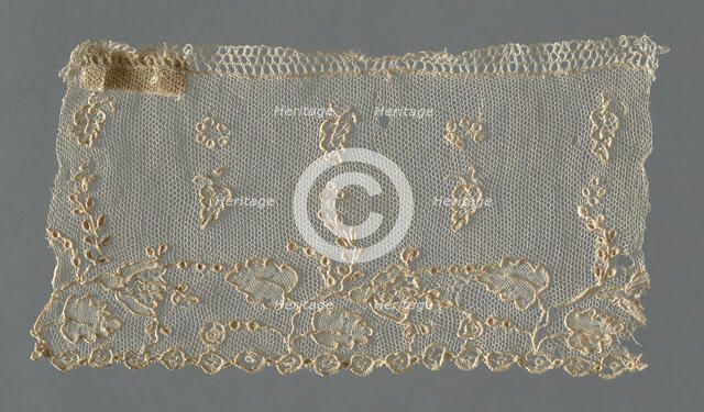 Fragment (Border), France, 1850/1900. Creator: Unknown.