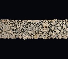 Fragment (Border), France, c. 1700. Creator: Unknown