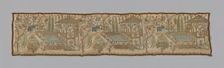Fragment (Border from wide Towel), Turkey, 1775/1900. Creator: Unknown