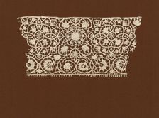 Fragment (Border), Italy, 1620s/30s. Creator: Unknown