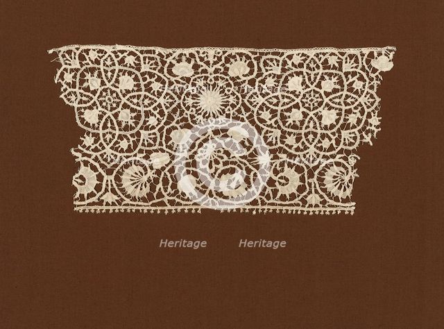 Fragment (Border), Italy, 1620s/30s. Creator: Unknown.