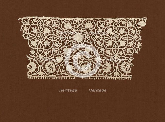 Fragment (Border), Italy, 1620s/30s. Creator: Unknown.