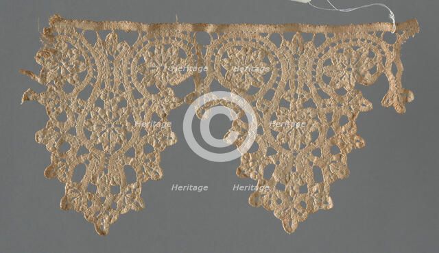 Fragment (Border), Italy, 1625/50. Creator: Unknown.