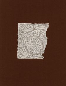 Fragment (Border), Italy, 1650/1700. Creator: Unknown