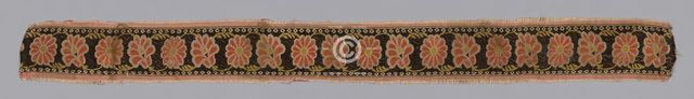 Fragment (Border), Iran, 18th century. Creator: Unknown.