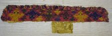 Fragment (Border), Peru, 100 B.C./A.D. 200. Creator: Unknown