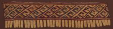 Fragment (Border), Peru, A.D. 1000/1476. Creator: Unknown