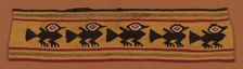 Fragment (Border), Peru, A.D. 1000/1476. Creator: Unknown