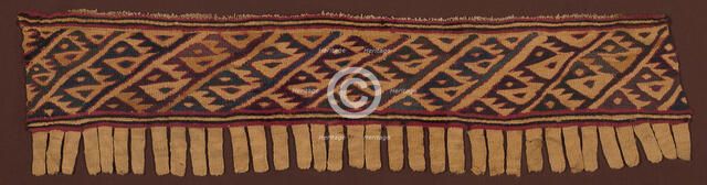 Fragment (Border), Peru, A.D. 1000/1476. Creator: Unknown.