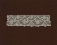 Fragment (Border), Valenciennes, 1765/75. Creator: Unknown