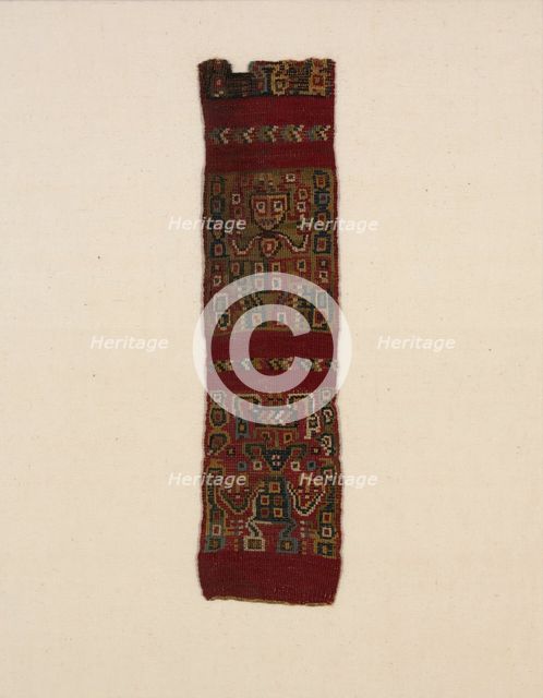 Fragment (Band), Peru, A.D. 800/1100. Creator: Unknown.