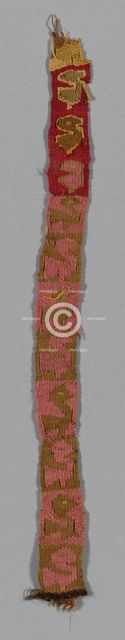 Fragment (Band), Peru, A.D. 1000/1476. Creator: Unknown.