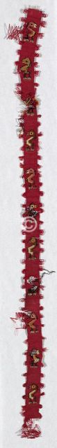 Fragment (Band), Peru, A.D. 1000/1476. Creator: Unknown.