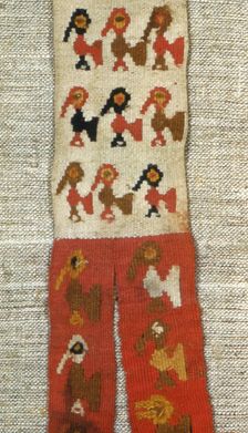 Fragment (Band), Peru, A.D. 1250/1532. Creator: Unknown