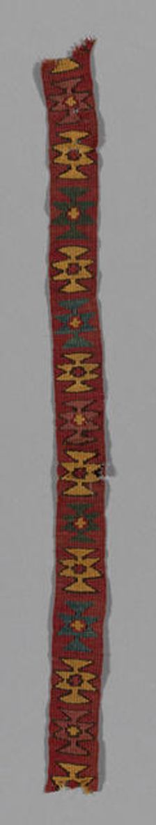 Fragment (Band), Peru, A.D. 1000/1476. Creator: Unknown