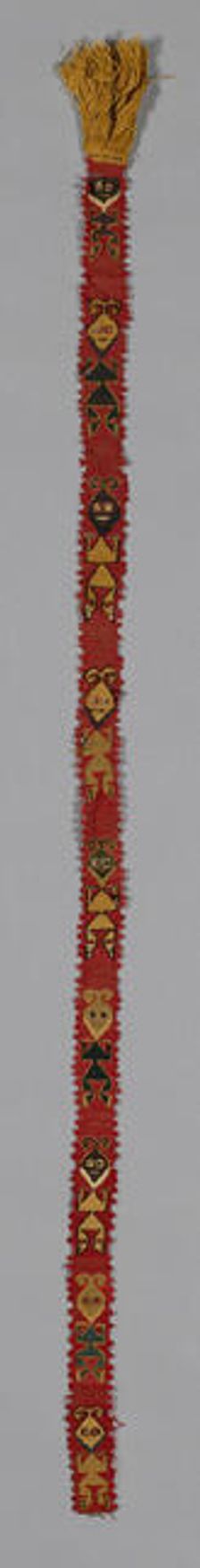 Fragment (Band), Peru, A.D. 1000/1476. Creator: Unknown