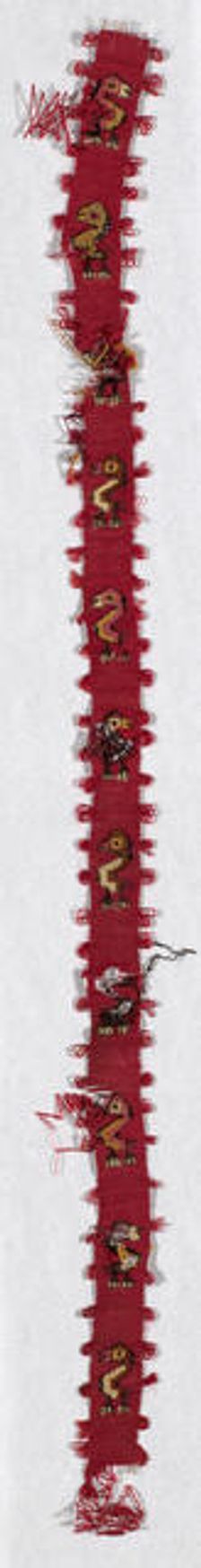 Fragment (Band), Peru, A.D. 1000/1476. Creator: Unknown
