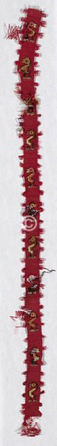 Fragment (Band), Peru, A.D. 1000/1476. Creator: Unknown.