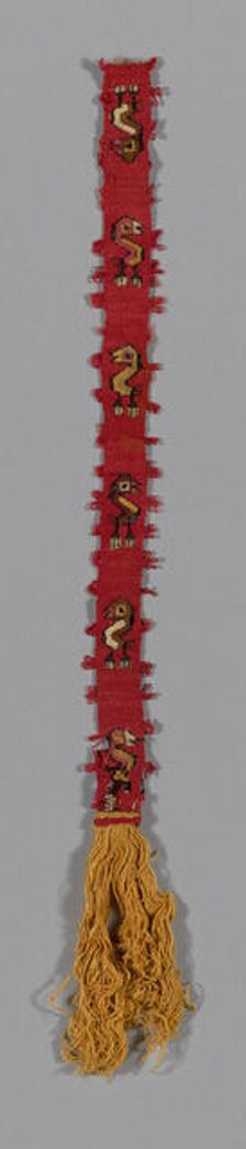 Fragment (Band), Peru, A.D. 1000/1476. Creator: Unknown