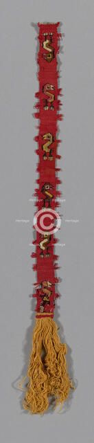 Fragment (Band), Peru, A.D. 1000/1476. Creator: Unknown.