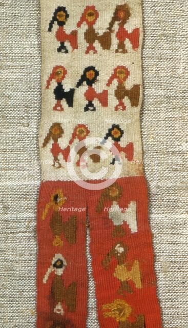 Fragment (Band), Peru, A.D. 1250/1532. Creator: Unknown.