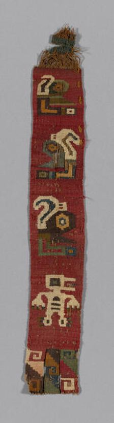 Fragment (Band), Peru, A.D. 800/1100. Creator: Unknown