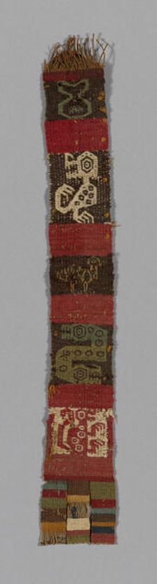 Fragment (Band), Peru, A.D. 800/1100. Creator: Unknown