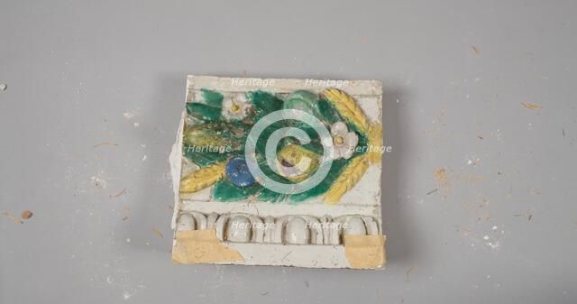 Fragment, c. 1900-1910. Creator: Benedetto Buglioni (Italian, 1461-1521).