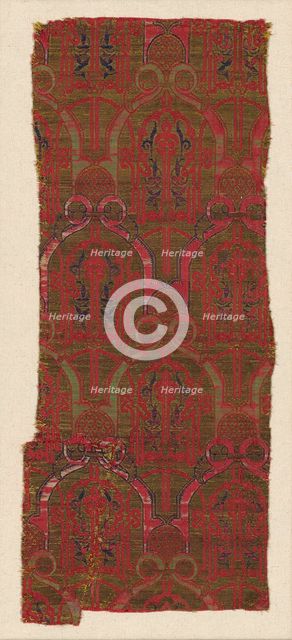 Fragment, Granada, 14th/15th century. Creator: Unknown.